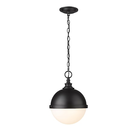 Z-Lite Peyton 2 Light Pendant, Matte Black 619MP-MB